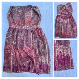 Urban Outfitters strapless dress